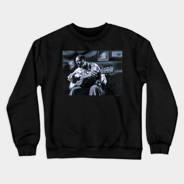 Blues man Crewneck Sweatshirt by Raybomusic01